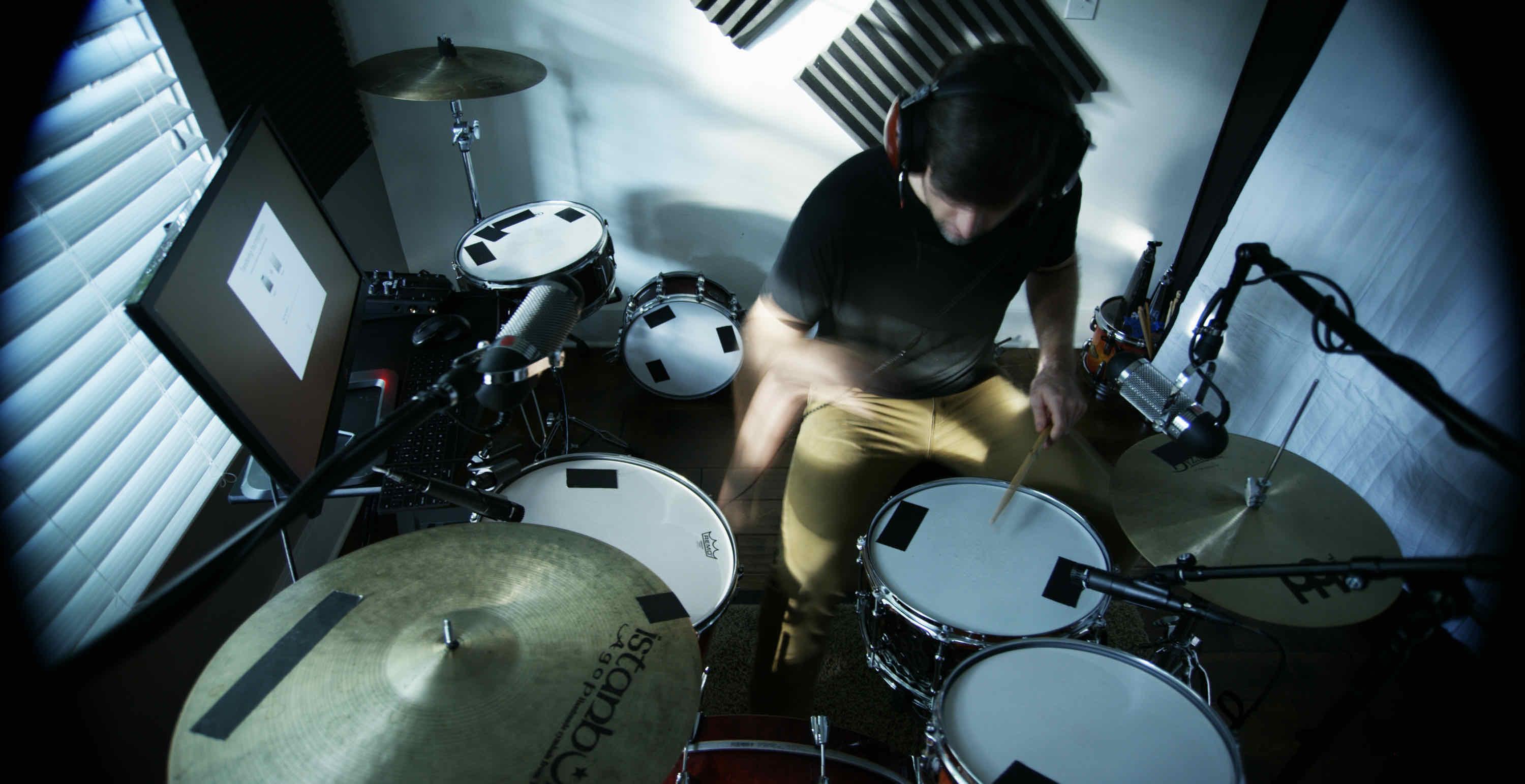 Daniel Odom playing drums live — 23 years touring, sound engineer, Big & Tall Records™, Culture Cult